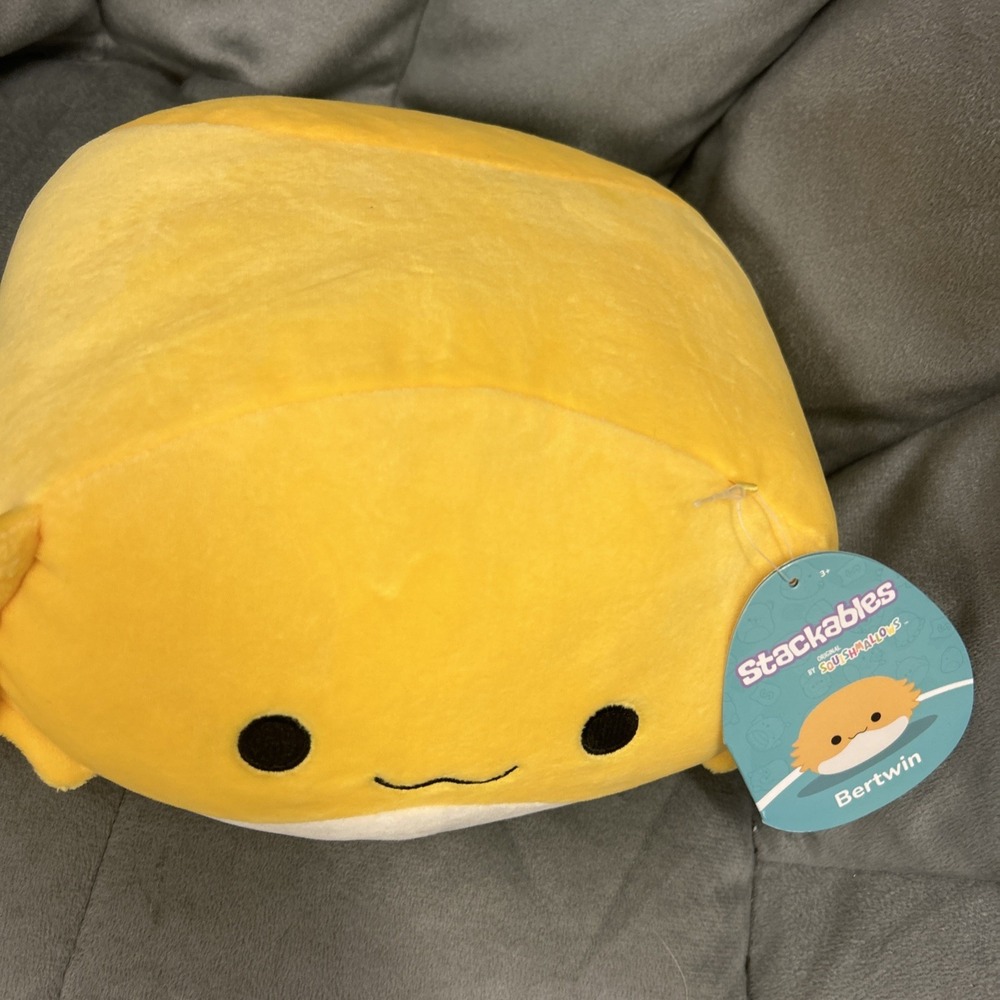 Squishmallow Stackable BERTWIN the Bearded Dragon 8" NWT Comfy Cozy Squishcore - Picture 2 of 7